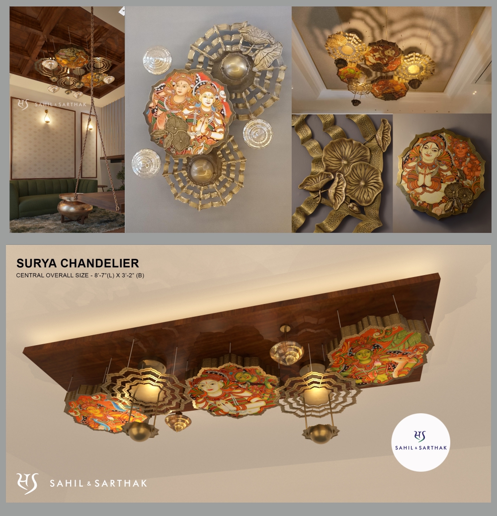 Surya Chandelier by Sahil & Sarthak 